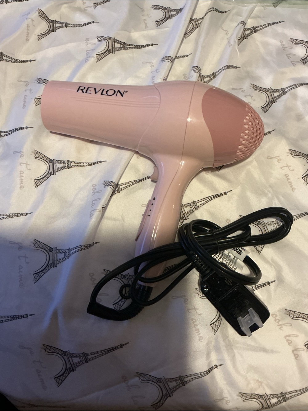 Mainstays Pink Compact Travel Hair Dryer